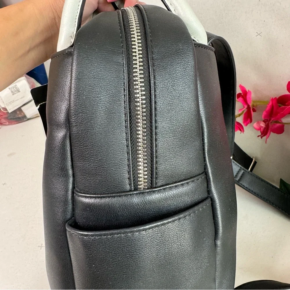 True Religion Black and Silver Backpack